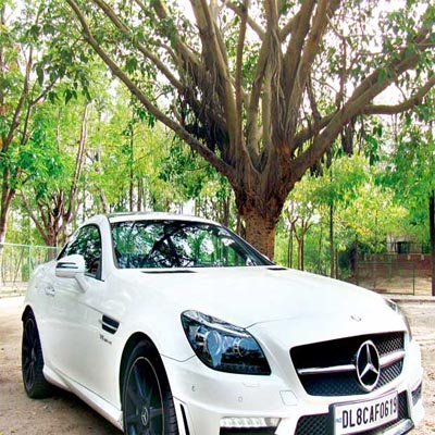 The Mercedes-Benz SLK is a beauty with a beast's heart